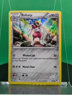 Bisharp 30/30 Half Deck XY Trainer Kit 2014 English Pokemon Card TCG - Image 1