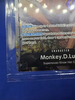 SEALED One Piece Tin Pack Set Vol 2 Monkey D Luffy P-075 Promo Card NM - Image 5