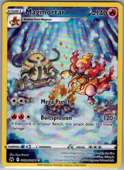 Magmortar GG03/GG70 Crown Zenith: Galarian Gallery - Pokemon Card - NM - Image 1