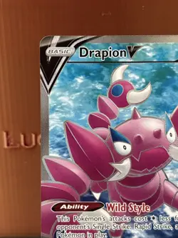 Drapion V (Full Art) 182/196 SWSH11: Lost Origin NM Pokemon Card TCG - Image 2