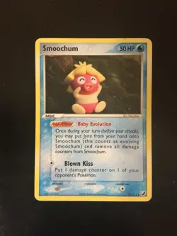 Pokemon Smoochum Unseen Forces Card #31/115 Ruby And Sapphire 2005 - Image 1