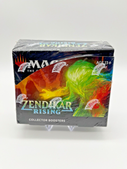 MTG ZENDIKAR RISING Collector Booster Box FACTORY SEALED contains 2 box toppers - Image 4