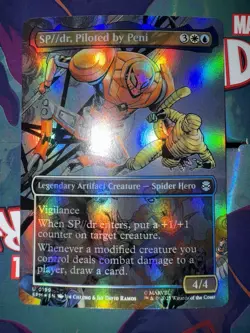 SP dr, Piloted by Peni (Borderless) *FOIL* 0199 Marvel's Spider-Man MTG Magic - Image 1