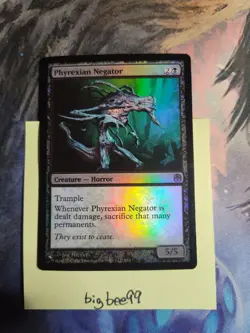 MTG Phyrexian Negator: Duel Decks: Phyrexia vs the Coalition FOIL #1 – EX-MT - Image 1