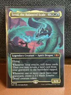 Teval, the Balanced Scale (Borderless) Commander: Tarkir: Dragonstorm Regular - Image 1