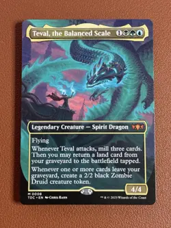 Teval, the Balanced Scale (Borderless) Commander: Tarkir: Dragonstorm Regular - Image 2