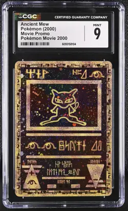 CGC 9 Mint Ancient Mew Pokemon Movie 2000 Pokemon Movie Promo - Image 1