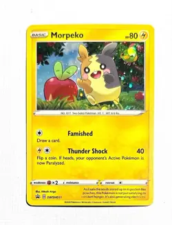 Morpeko ~ Pokemon Black Star Promo ~ Holo #SWSH031 - Image 1