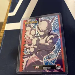 Pokemon Topps Team Rocket Set Mewtwo 8 Silver Foil - Image 1