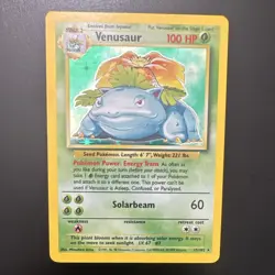 Pokemon TCG Venusaur Holo Rare Base Set 15/102 100 HP Wizards 1999 - Image 1