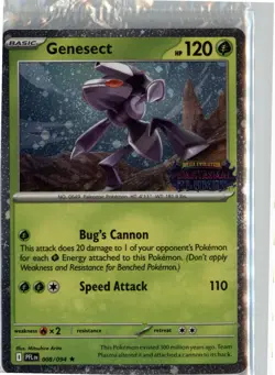 Genesect (Cosmos Holo) (Best Buy Exclusive) 008/094 Sealed Promo Card - Image 1