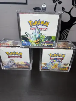 Pokemon Magnetic Booster Box Acrylic Case Pokemon Card Protective Display - Image 2