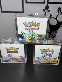 Pokemon Magnetic Booster Box Acrylic Case Pokemon Card Protective Display - Image 4