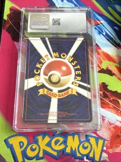 Pokemon TCG Bulbasaur Card Japanese Base Set No.001 CGC NM/Mint + 8.5 - Image 2