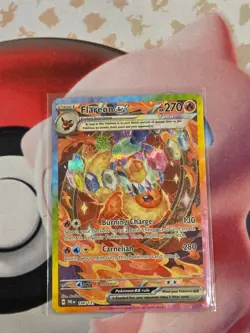 Pokemon Flareon ex Prismatic Evolutions 146/131 Special Illustration Rare - Image 1