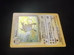 Pokemon Raichu Base Set 14/102 Holo Rare 80 HP Stage 1 Ken Sugimori - Image 2