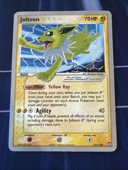 Pokemon Jolteon TCG Gold Star 101/108 World Championships 2008 - Image 1