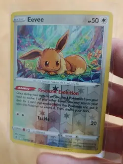 Eevee 119/189 - SWSH Astral Radiance Pokemon Reverse Holo Foil Nm - Image 1