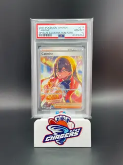 2024 Pokemon SV Twilight Masquerade TWM EN Carmine #217/167 PSA 10 - Image 1