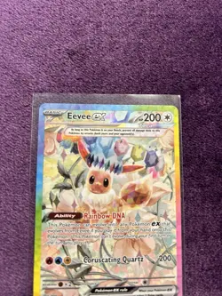 Pokemon Eevee Ex 167/131 Prismatic Evolutions SIR Special Illustration Rare - Image 4