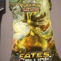Pokemon 2016 XY Fates Collide Sleeved Sealed Booster Packs 4 Sealed Packs - Image 3