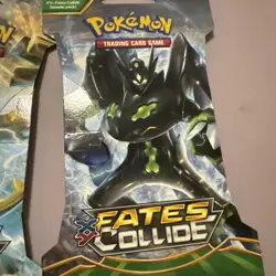 Pokemon 2016 XY Fates Collide Sleeved Sealed Booster Packs 4 Sealed Packs - Image 4