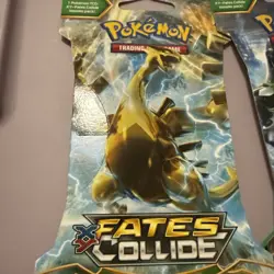 Pokemon 2016 XY Fates Collide Sleeved Sealed Booster Packs 4 Sealed Packs - Image 5