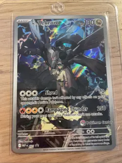 Pokemon Center Exclusive Ascended Heroes N's Zekrom 031 Stamped - Image 1