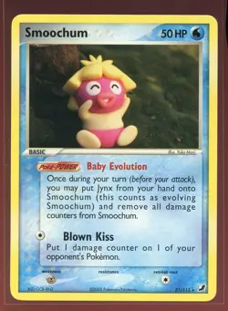 Smoochum Non-Holo Rare NM/NM- 31/115 EX Unseen Forces Yuka Morii Pokemon - Image 1