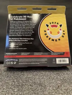 Pokemon TCG Pokemon Day 2026 Collection Box Pikachu Promo Coin 3 Booster Packs - Image 3