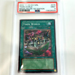Yu-Gi-Oh! "Toon World" 1st Edition MRL-076 MINT PSA 9 - Image 2