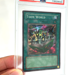 Yu-Gi-Oh! "Toon World" 1st Edition MRL-076 MINT PSA 9 - Image 3