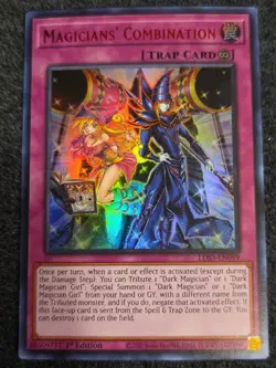 Yugioh! Magicians' Combination LDS3-EN099 Red Ultra Rare 1st Edition NM - Image 1