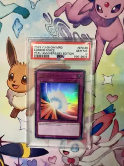 2023 Yu-Gi-Oh Metal Raiders 25th Anniversary Mirror Force EN138 - PSA 10 GEM MT - Image 2