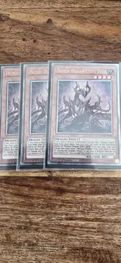 YUGIOH PRIMITE DRAGON ETHER BERYL QUARTER CENTURY SECRET RARE NM SUDA-EN015 - Image 1