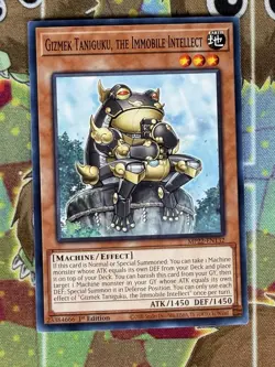 Yugioh Gizmek Taniguku, The Immobile Intellect MP22-EN132 Single - Image 1