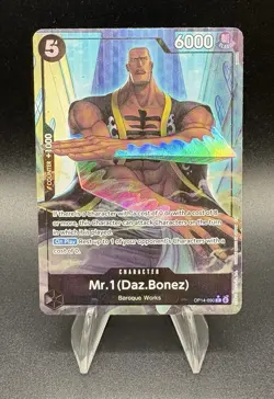 Mr. 1 (Daz.Bonez) OP14-090 Rare Alt Art One Piece The Azure Sea’s Seven- English - Image 1