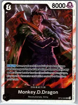 Monkey.D.Dragon OP12-094 SR English Legacy of the Master - One Piece Card - NM - Image 1