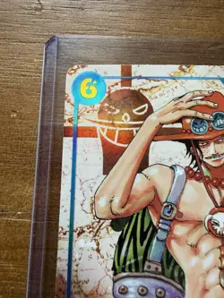 One Piece Carrying on His Will Portgas D Ace Alt Art OP13-119 SEC - Image 2