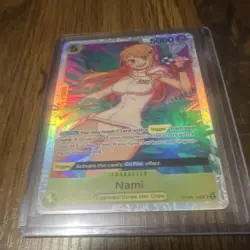 One Piece CCG Nami Super Rare Two Legends OP08-106 Namco Foil Holo Card - Image 1