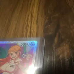 One Piece CCG Nami Super Rare Two Legends OP08-106 Namco Foil Holo Card - Image 4