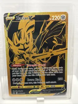 Zacian V SWSH076 SWSH: Sword & Shield Promo Cards Holo - Image 1