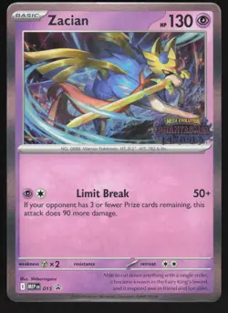Zacian (Prerelease) Promo Holo 015 NM ME: Mega Evolution Promo Pokemon Card - Image 1