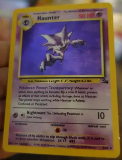 2x Haunter 6/62 Holo Blue Ink Stain Error Pokemon Cards RESERVED FOR cr******ts - Image 1