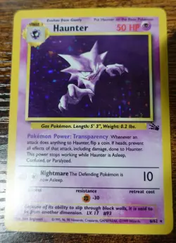 2x Haunter 6/62 Holo Blue Ink Stain Error Pokemon Cards RESERVED FOR cr******ts - Image 2