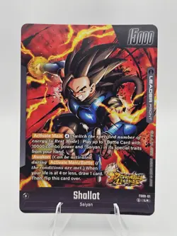 Dragon Ball Legends Leader Card Shallot FS09-01 gold foil alternative art - Image 2