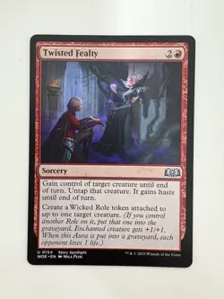 Twisted Fealty MTG Magic the Gathering Card NM Near Mint WOE - Image 1