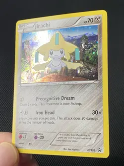 Jirachi XY195 Cosmo Swirl Pokemon XY Promo Holo Rare Card LP+ - Image 1