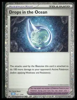 Drops in the Ocean #021/034 Trading Card Game Classic Pokemon - Image 1