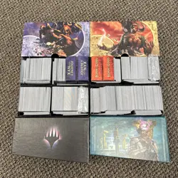 Assorted lot of 2,000+ Magic: The Gathering cards (C/U) and 4 bundle boxes - Image 1